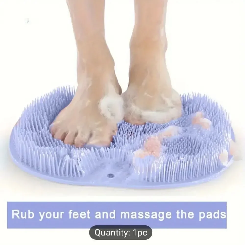 Nonslip body exfoliating scrubber